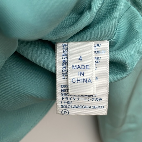 Rebecca Minkoff Becky Blazer in Neptune Green Women’s Size 4 MSRP $368 - Picture 5 of 11